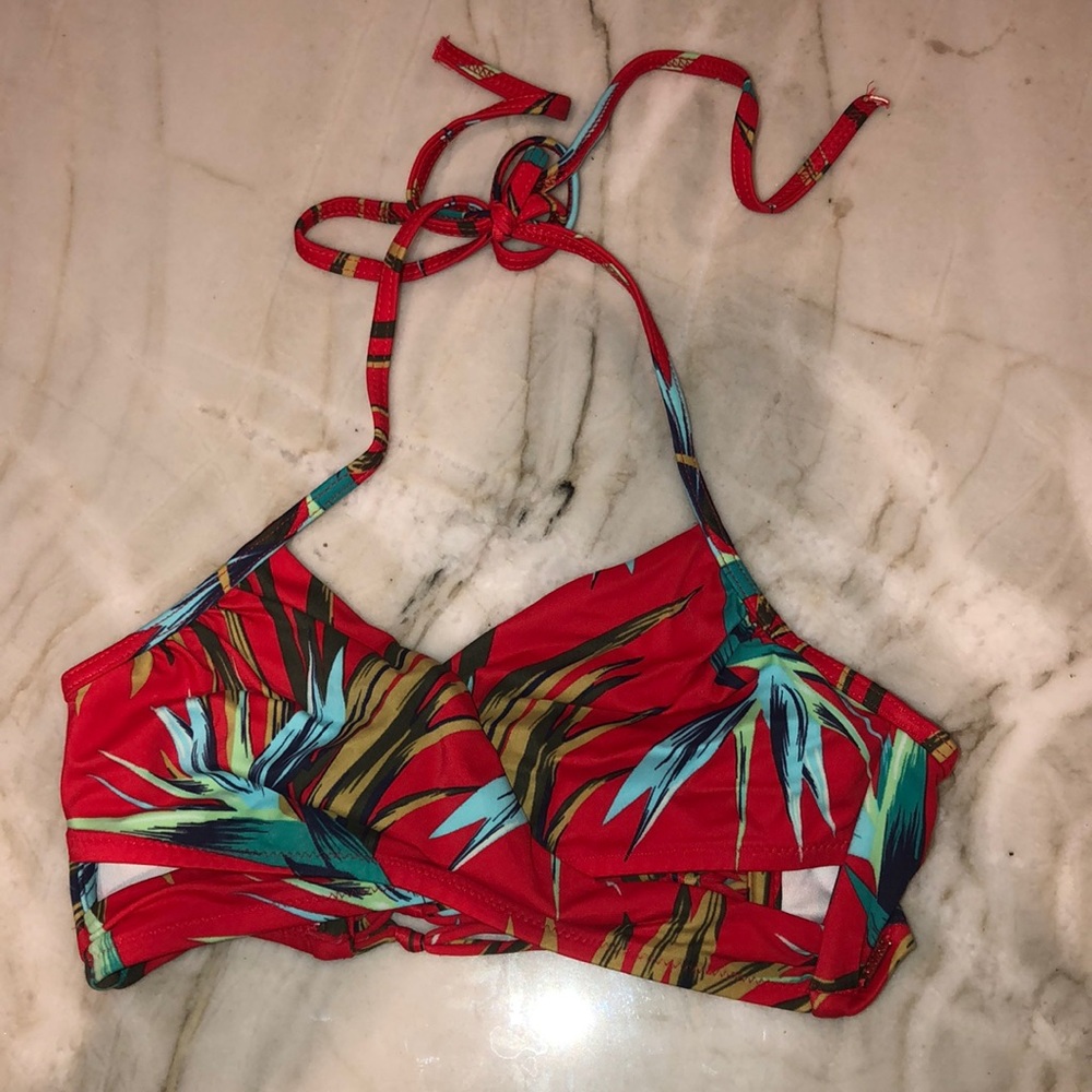PINK bathing suit top